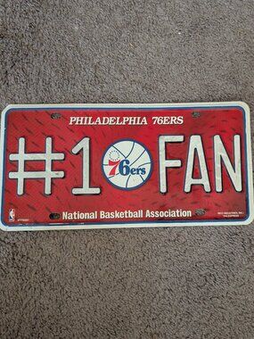 76ers license plate